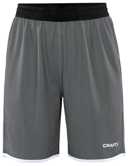 Craft Progress Reversible Basket Shorts Dames Black/White