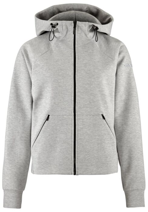 Craft Adv Join Fz Hoodie Dames Grey Melange