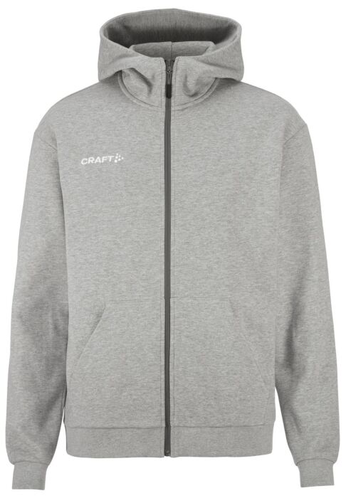 Craft Community 2.0 Logo Fz Hoodie Heren Grey Melange