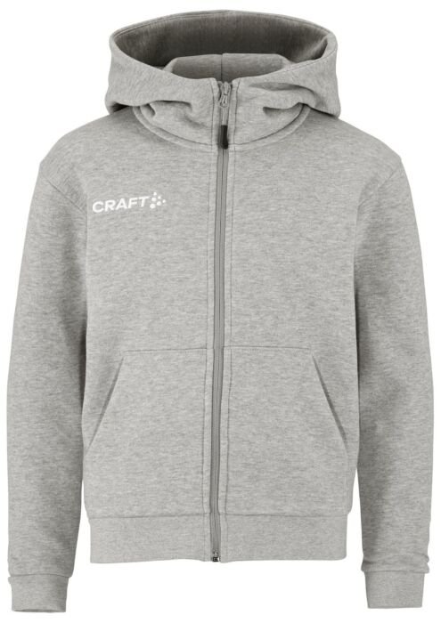 Craft Community 2.0 Logo Fz Hoodie Jr Kinderen Grey Melange