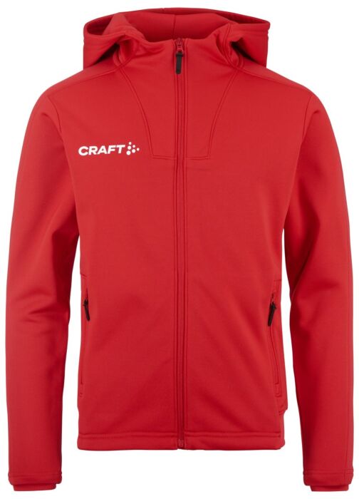 Craft Evolve 2.0 Brushed Hood Jacket Jr Kinderen Bright Red