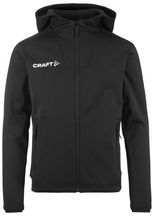 Craft Evolve 2.0 Brushed Hood Jacket Jr Kinderen Black