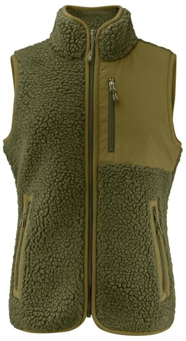 James Harvest Kingsley Bodywarmer Dames Mosgroen