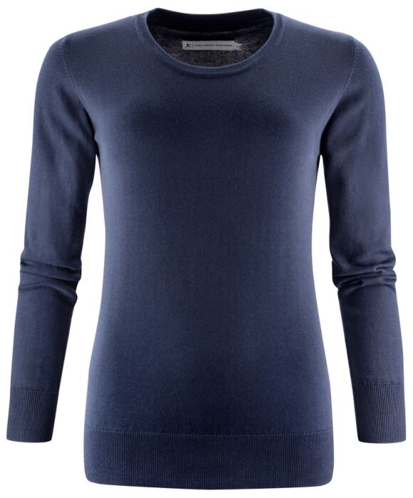 James Harvest Ashland U Gebreide Sweater Dames Marine