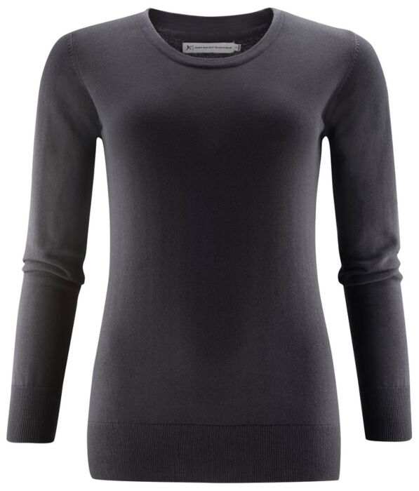 James Harvest Ashland U Gebreide Sweater Dames Zwart