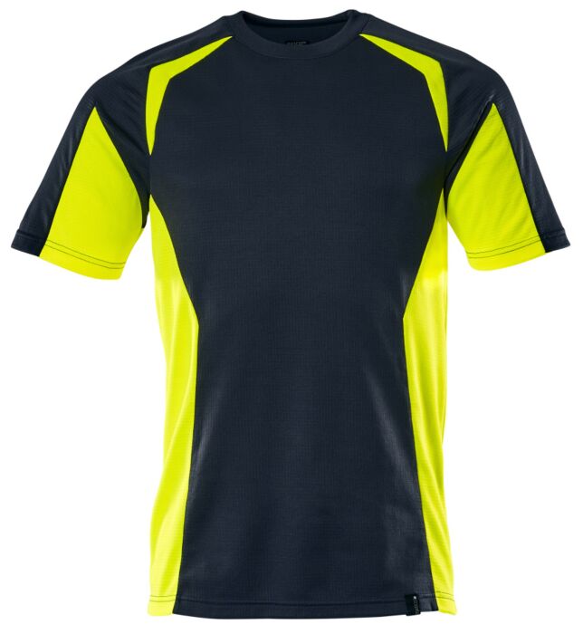 Mascot 22082-771 T-shirt Donkermarine/Hi-Vis Geel