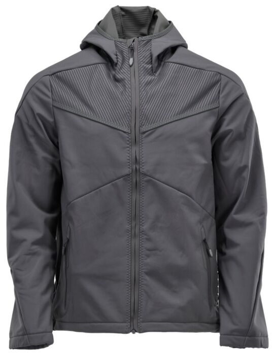 Mascot 22102-649 Softshell jas met capuchon Steengrijs