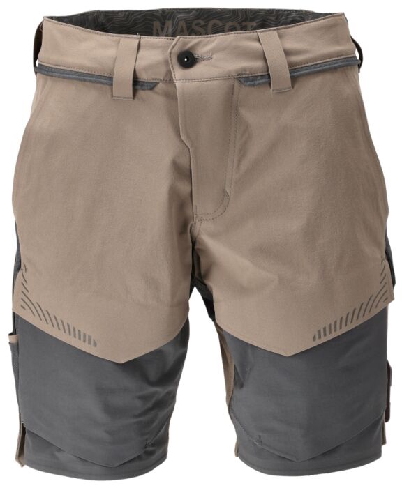 Mascot 22149-605 Shorts Donkerzand/Steengrijs