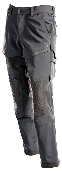 Mascot 22179-652 Broek met kniezakken Steengrijs