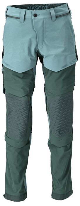 Mascot 22279-605 Broek met kniezakken Lichtbosgroen/Bosgroen