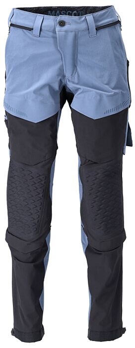 Mascot 22279-605 Broek met kniezakken Steenblauw/Donkermarine