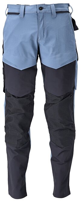 Mascot 22379-311 Broek met kniezakken Steenblauw/Donkermarine