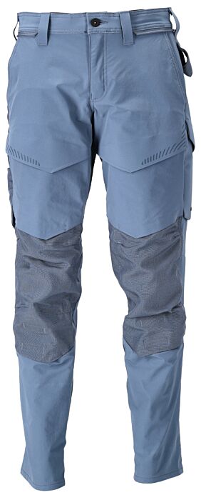 Mascot 22379-311 Broek met kniezakken Steenblauw