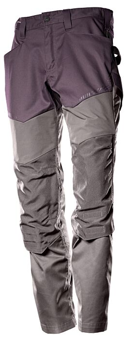 Mascot 22479-230 Broek met kniezakken Bordeaux/Steengrijs
