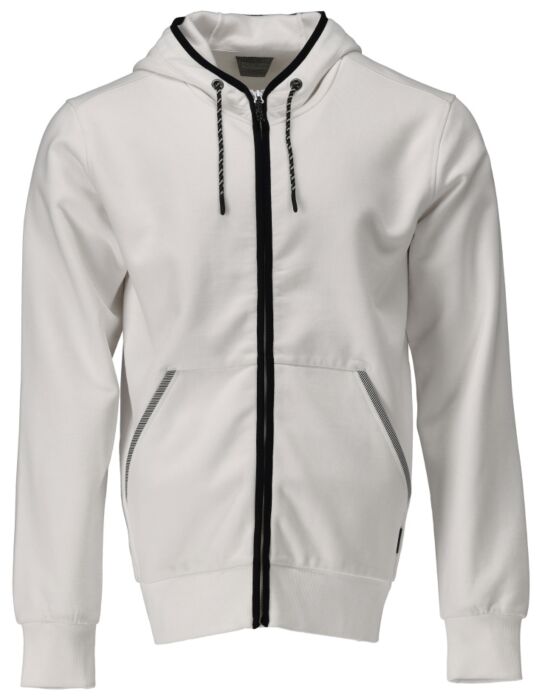 Mascot 22486-378 Capuchontrui met rits Wit