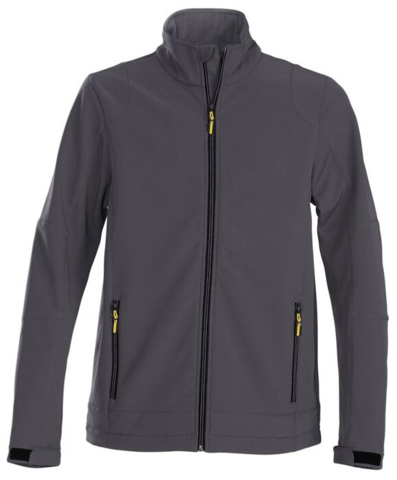 Printer Trial Softshell Jas Heren Staalgrijs