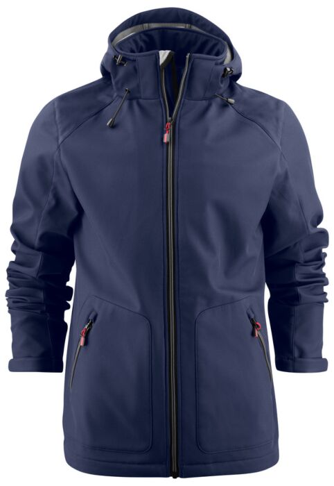 Printer Karting Softshell Jas Heren Marine
