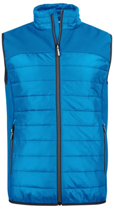 Printer Expedition Bodywarmer Heren Oceaanblauw