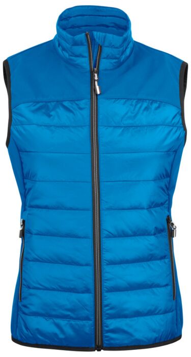 Printer Expedition Bodywarmer Dames Oceaanblauw