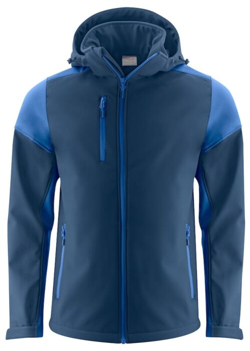Printer Prime Softshell Jas Heren Marine/Kobalt