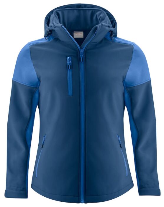 Printer Prime Softshell Jas Dames Marine/Kobalt