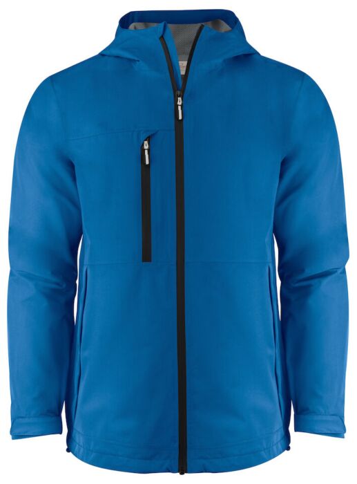 Printer Hiker Shell Jas Heren Oceaan Blauw