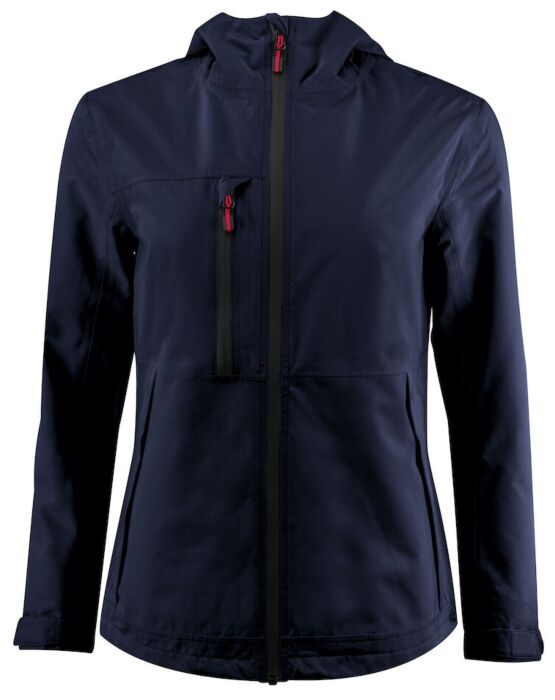 Printer Hiker Shell Jas Dames Marine