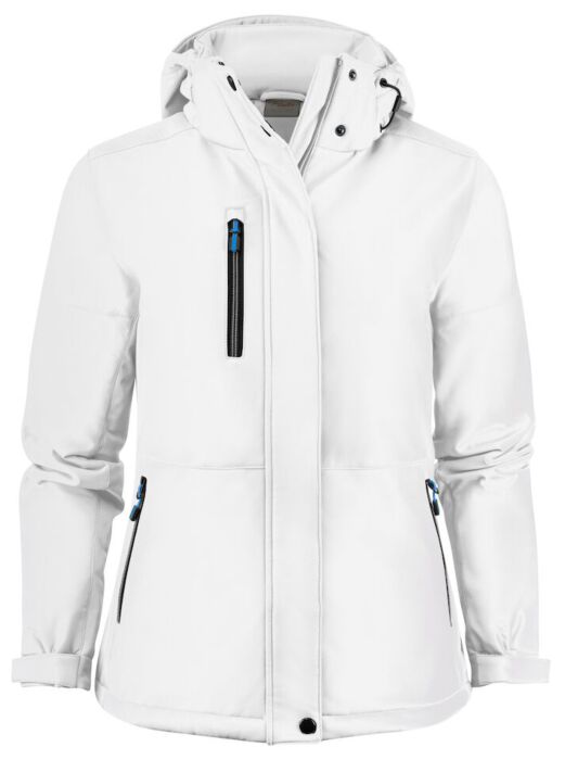 Printer Overlanding Softshell Jas Dames Wit