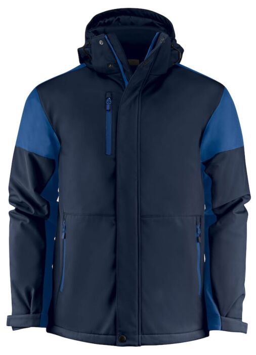 Printer Prime Padded Softshell Jas Heren Marine/Kobalt