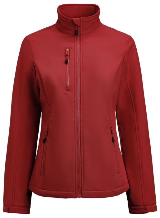 Printer Airwalk Softshell Jas Dames Rood