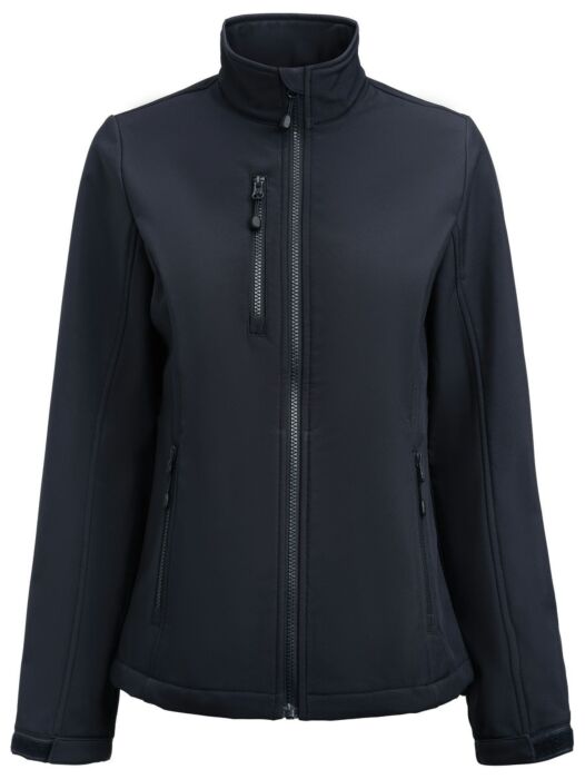 Printer Airwalk Softshell Jas Dames Marine