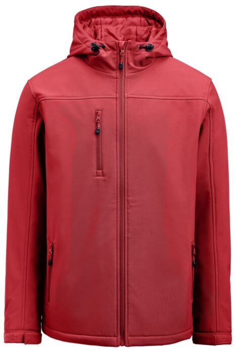 Printer Boardslide Softshell Jas Heren Rood