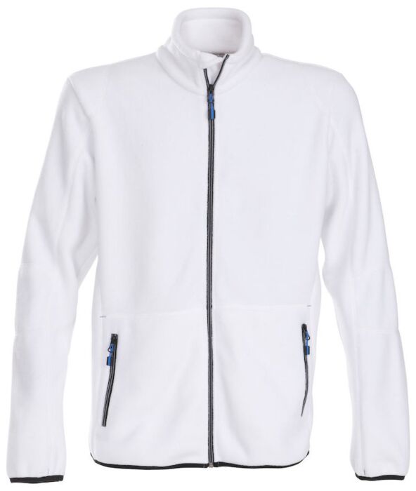 Printer Speedway Fleece Jas Heren Wit