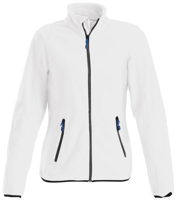 Printer Speedway Fleece Jas Dames Wit