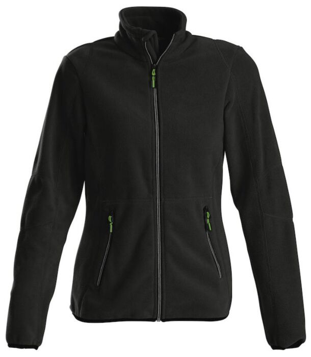 Printer Speedway Fleece Jas Dames Zwart