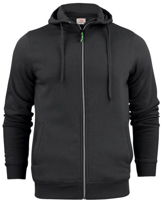 Printer Overhead Sweater Volledige Rits Heren Zwart