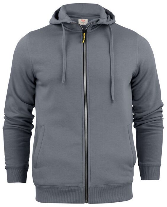 Printer Overhead Sweater Volledige Rits Heren Staalgrijs