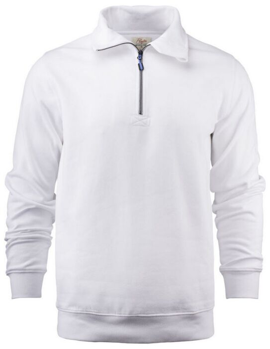 Printer Rounders Rsx Sweater Halve Rits Wit