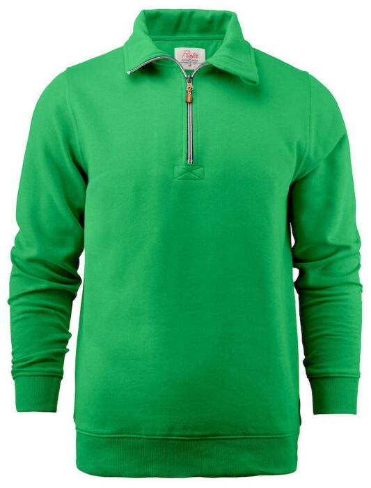 Printer Rounders Rsx Sweater Halve Rits Frisgroen