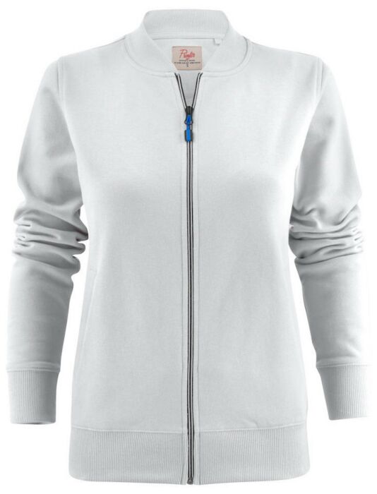 Printer Javelin Sweater Volledige Rits Dames Wit