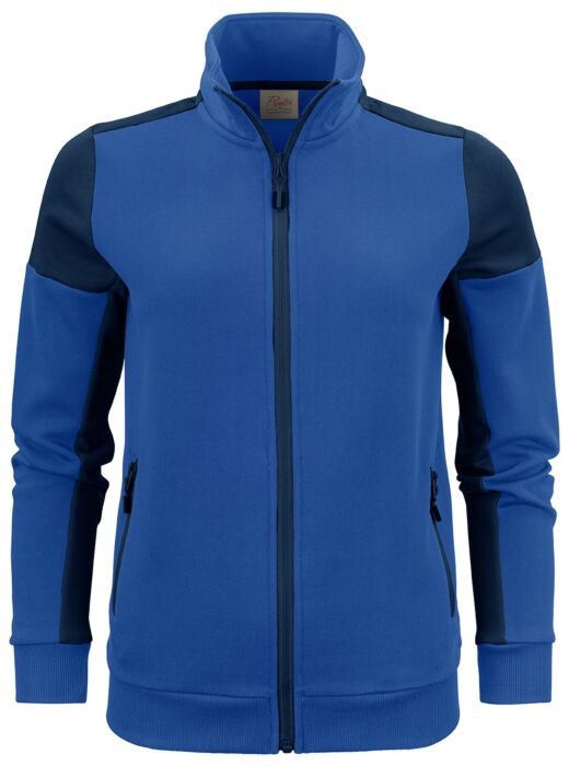 Printer Prime Sweater Volledige Rits Dames Kobalt/Marine
