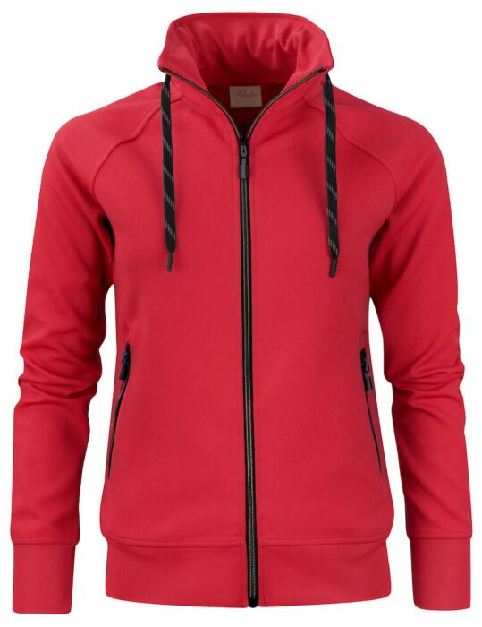 Printer Jog Rsx Sweater Volledige Rits Dames Rood