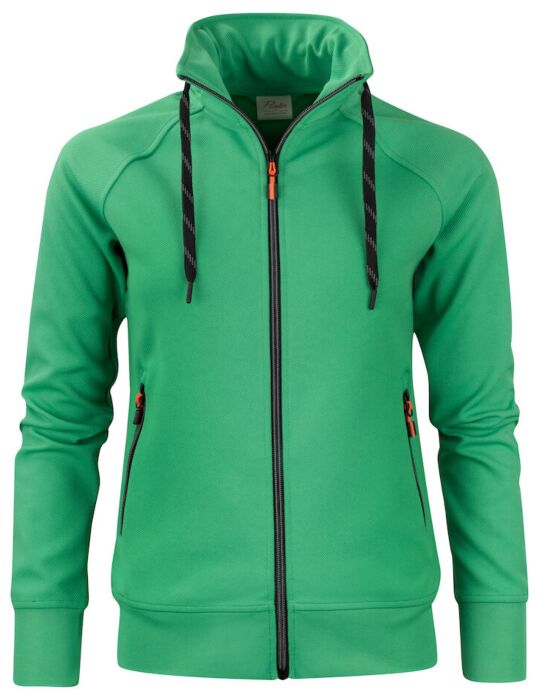 Printer Jog Rsx Sweater Volledige Rits Dames Frisgroen