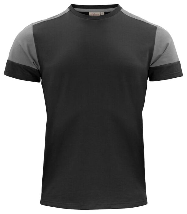Printer Prime T-Shirt Heren Zwart/Staalgrijs