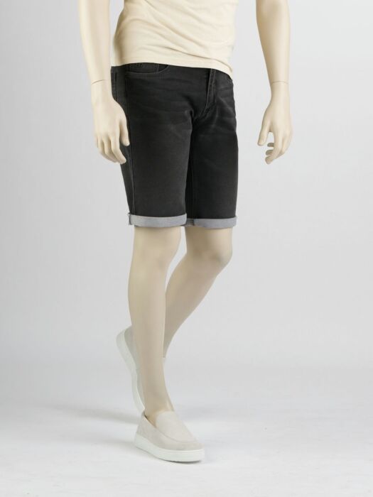 247Jeans Elm Short J04 Dark Grey Denim Used Men Slim Fit