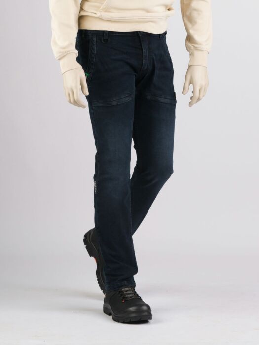 247Jeans cheetah Workwear W06 Blue Black Denim Men Workwear Fit