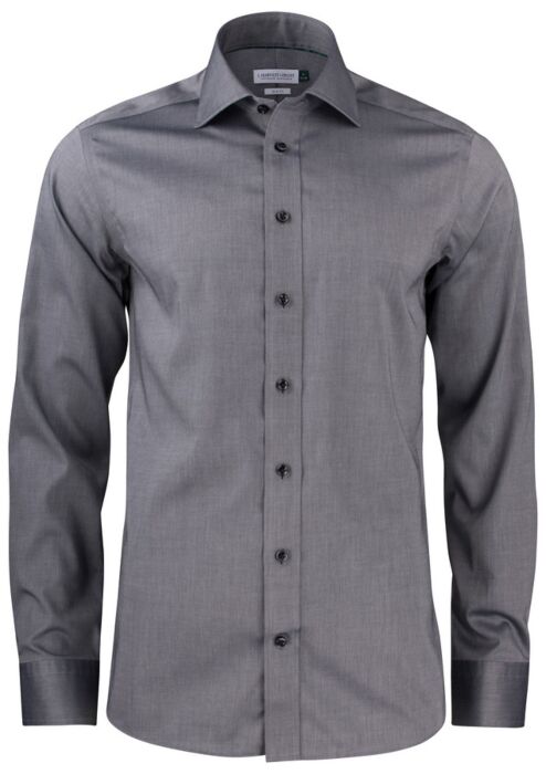 J.Harvest & Frost Gb01 Twill Hemd Regular Fit Heren Grijs