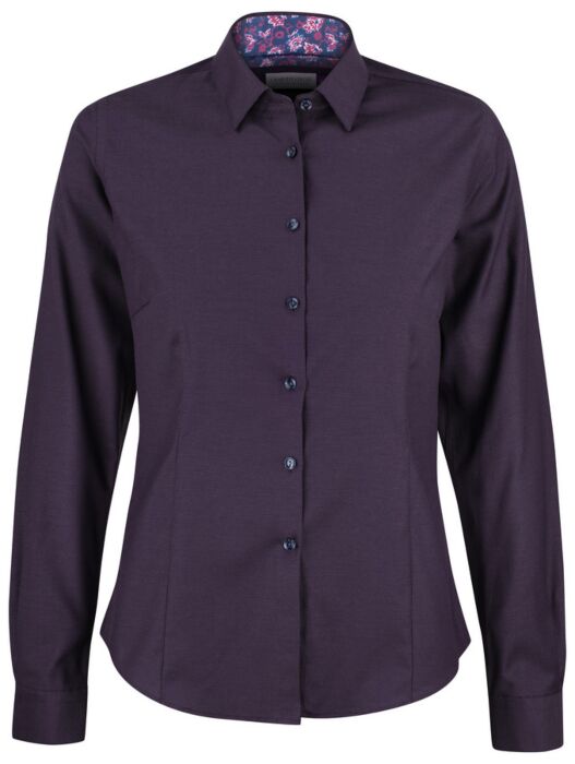 J.Harvest & Frost Pb142 Oxford Stretch Hemd Dames Paars