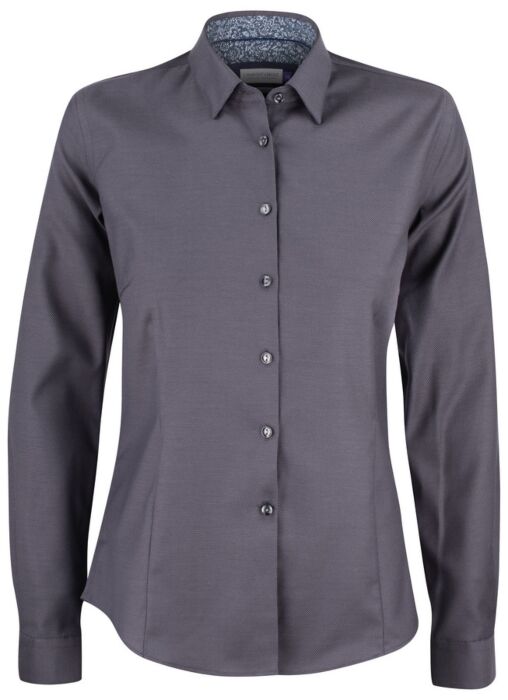J.Harvest & Frost Pb142 Oxford Stretch Hemd Dames Grijs