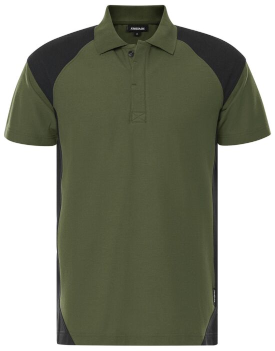 Fristads Heavy poloshirt 7047 GPM Legergroen/Zwart